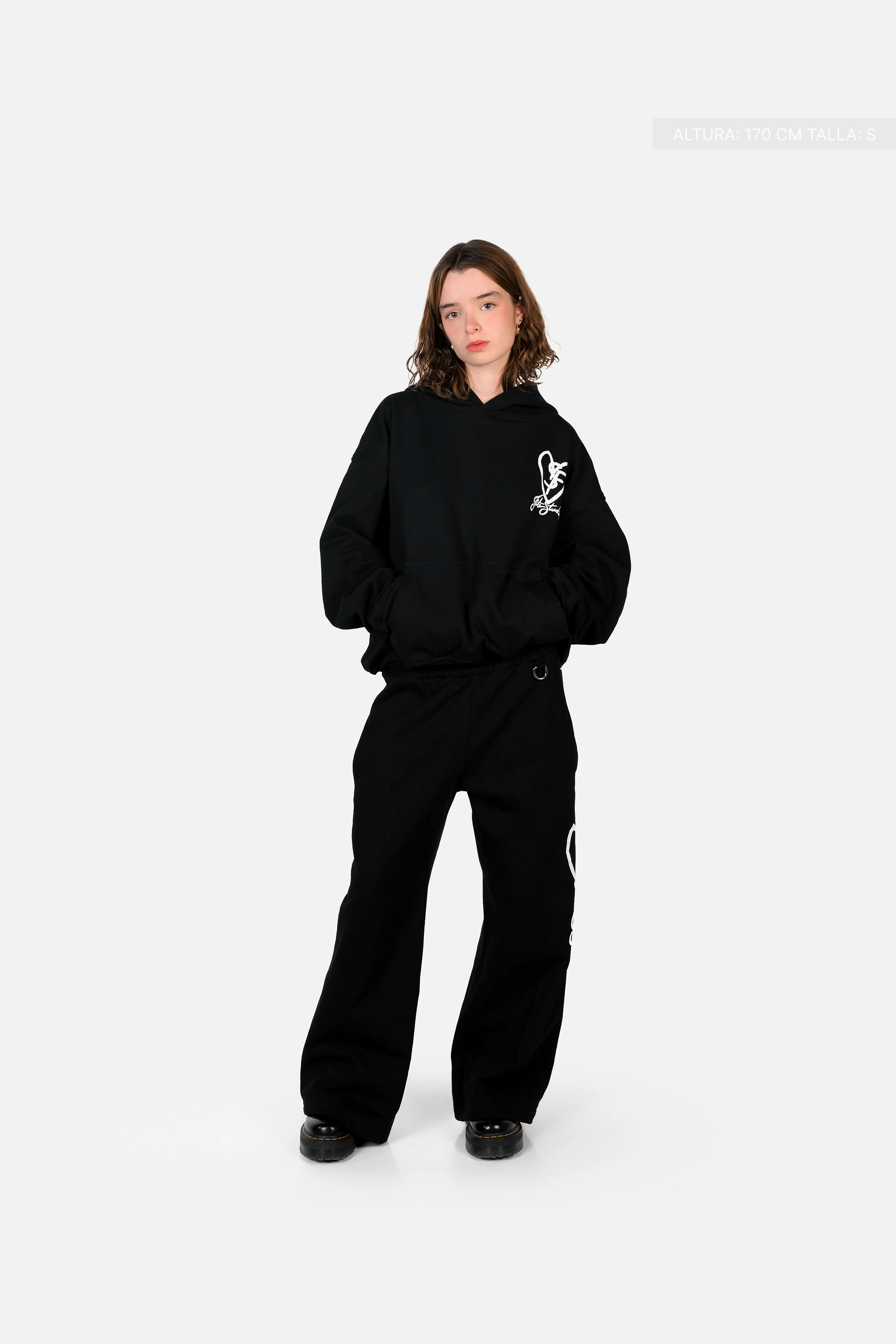 SF Heart Fate Studios Wide Pants Vantablack - Image 5