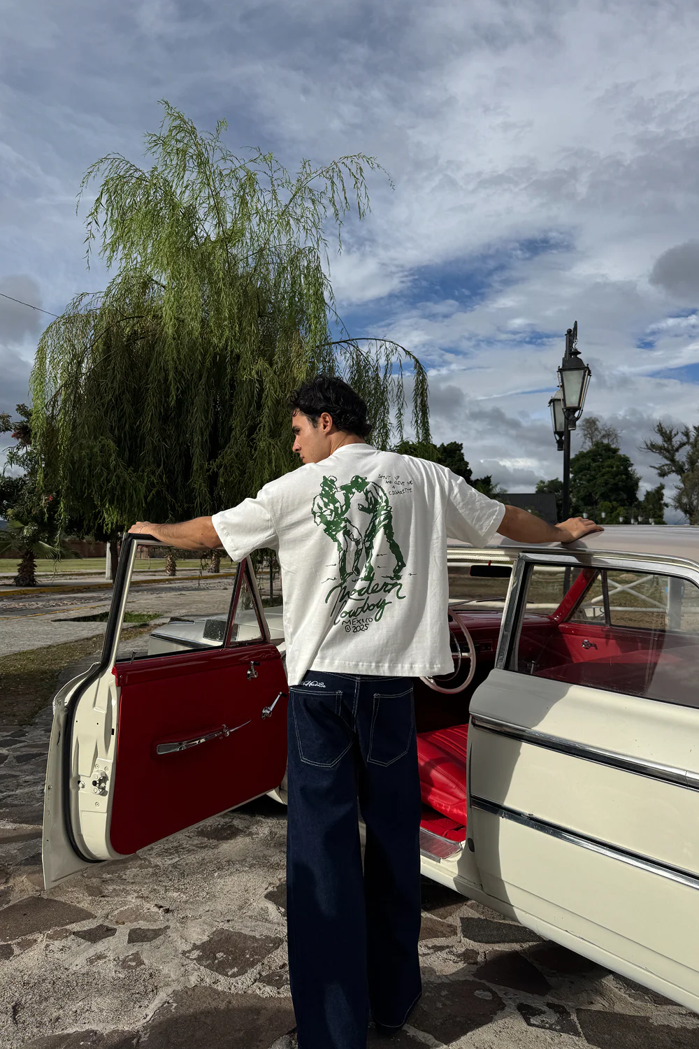 Shut Up Cowboy Tee Ivory - Image 2