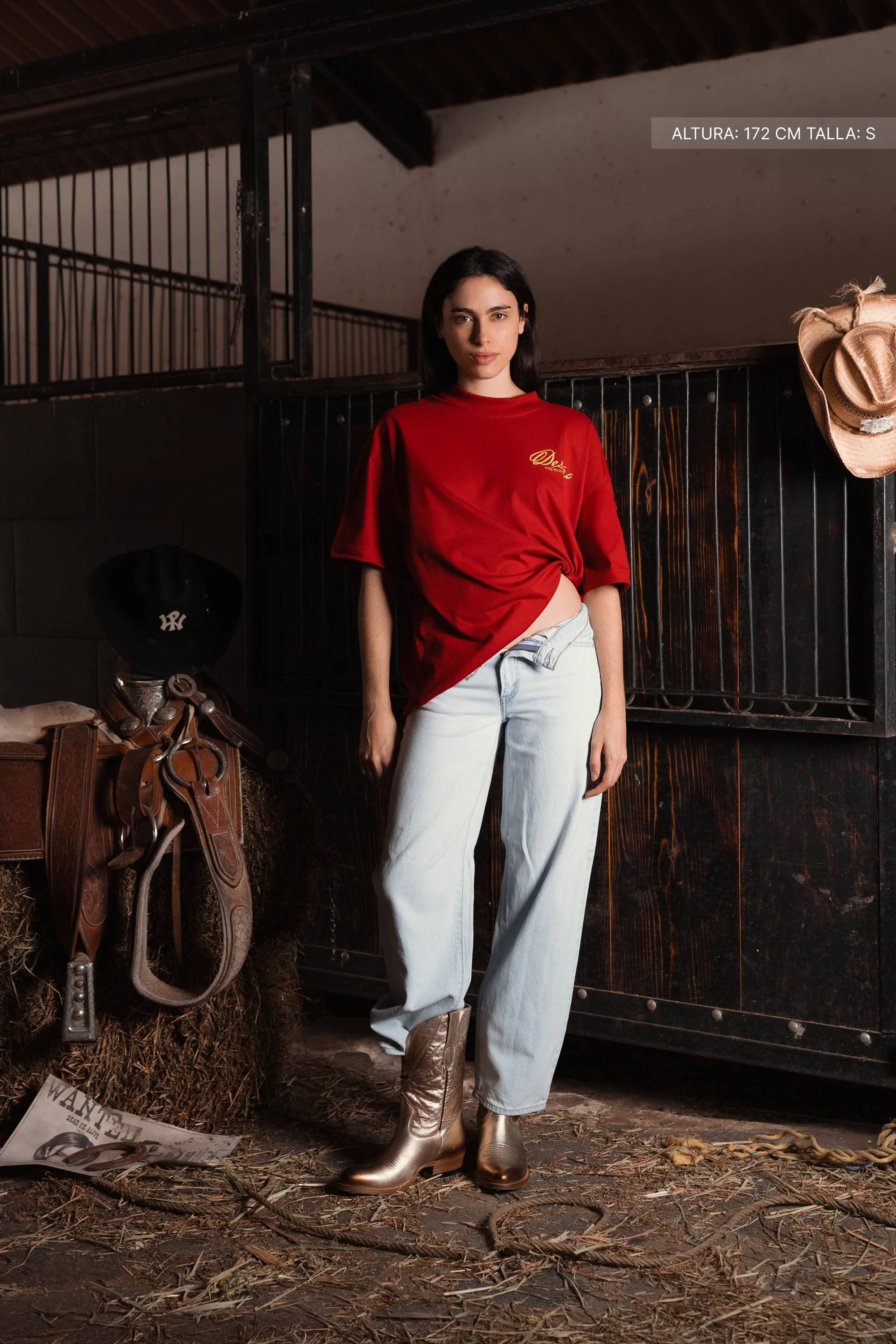Shut Up Cowboy Tee Red - Image 4