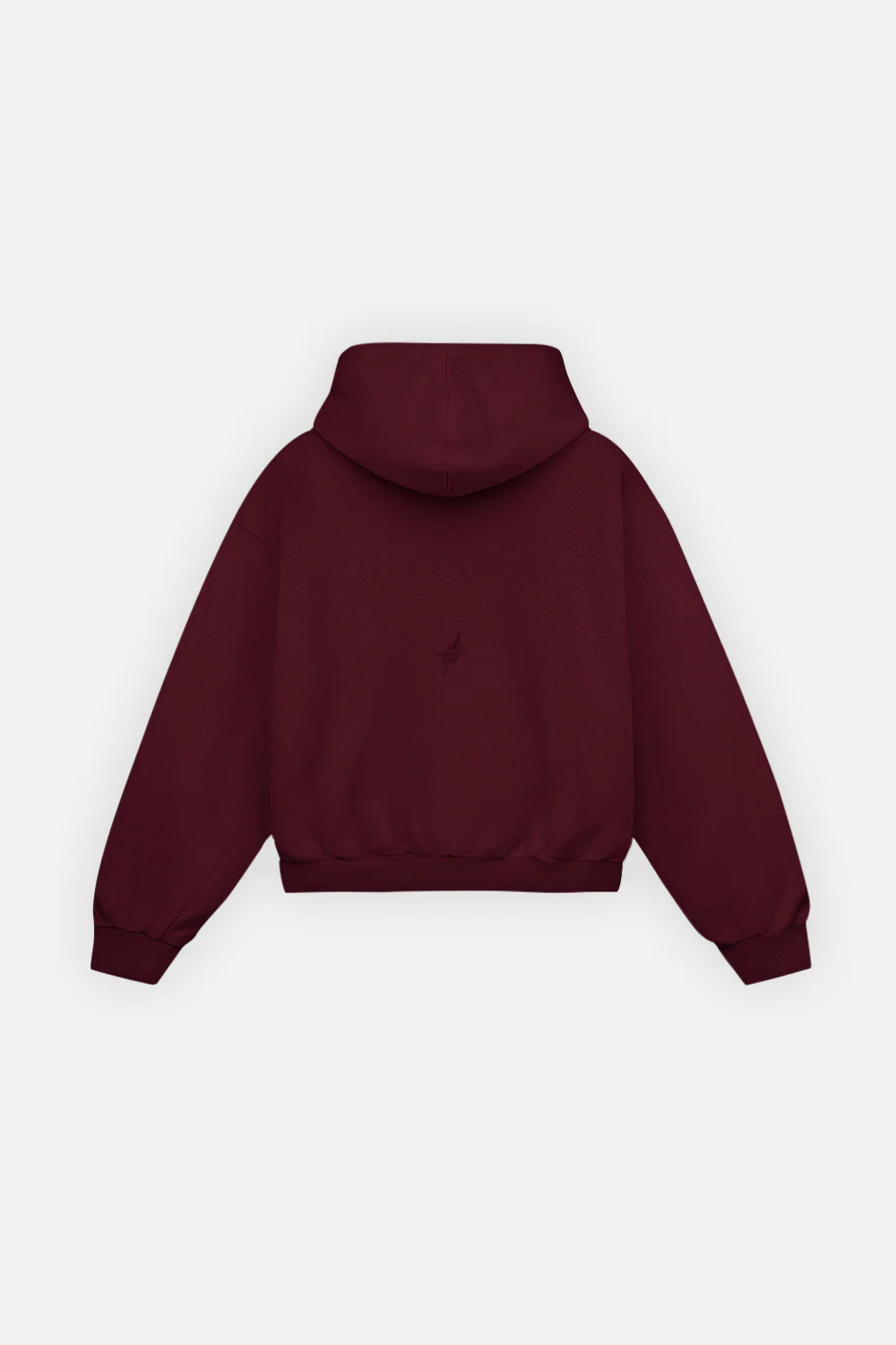 Signature Patch Hoodie Burgundy - Image 3