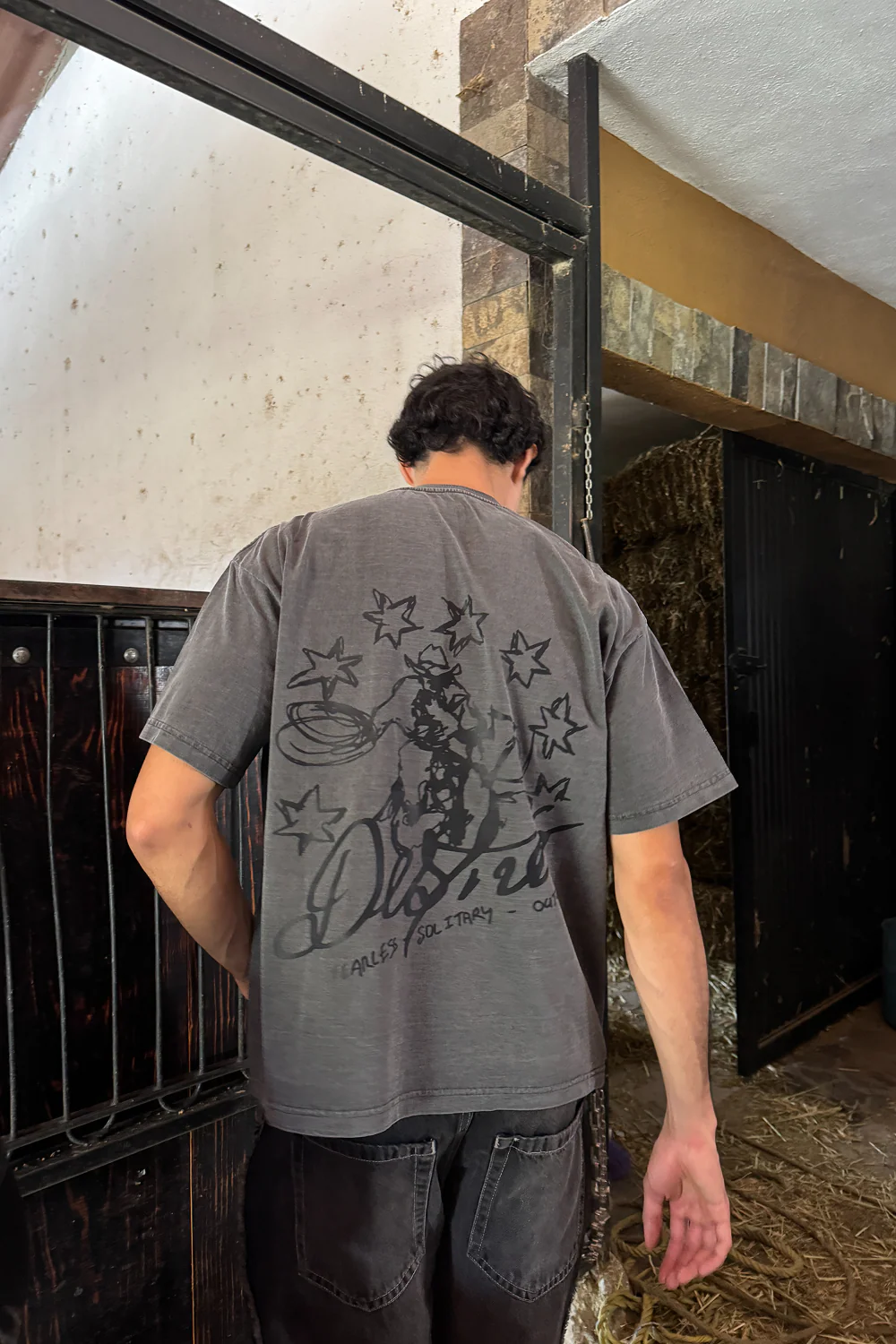 Starboy Tee Washed Grey - Image 2
