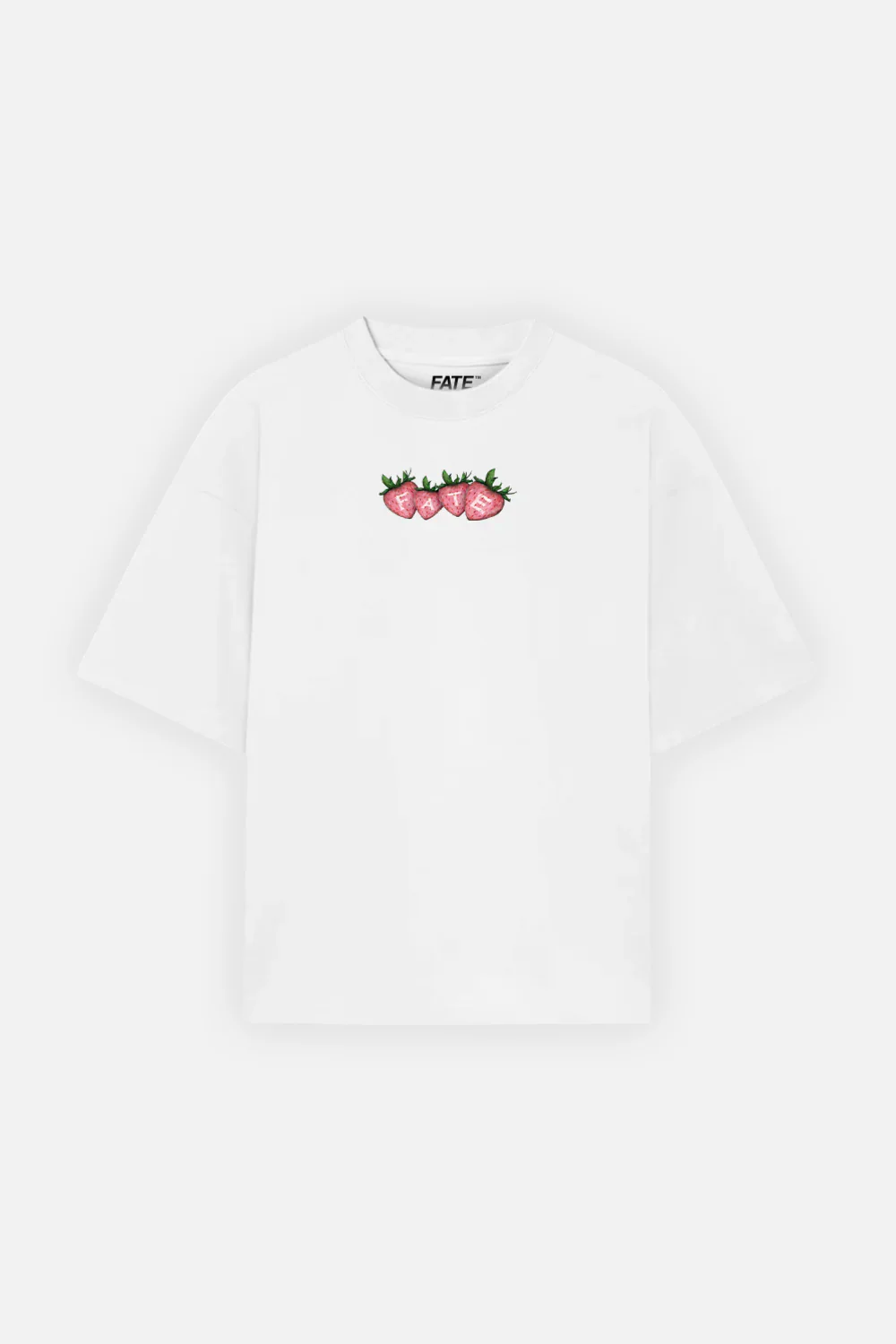 Strawberry Tee White - Image 3