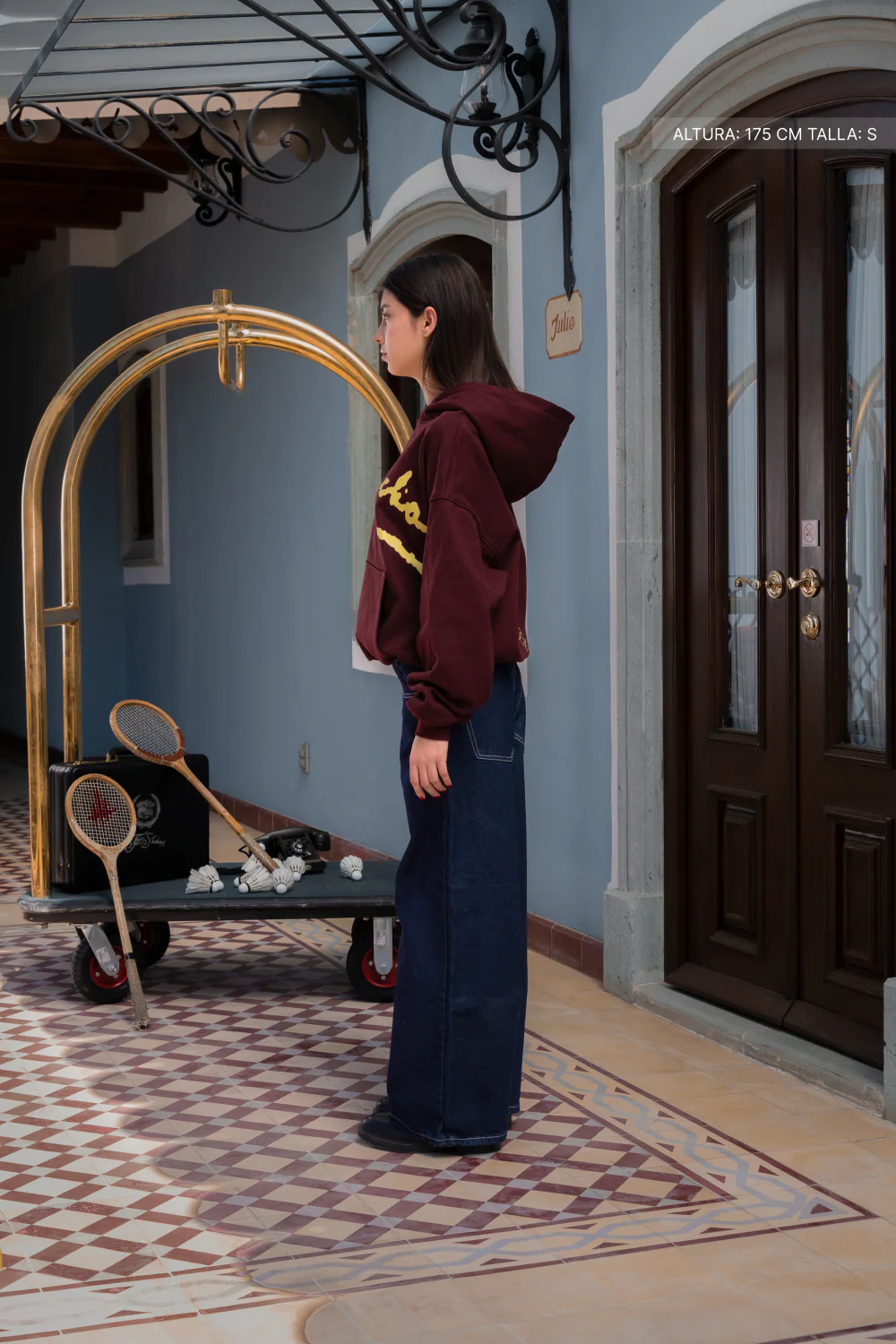 Studios Hoodie Burgundy - Image 7